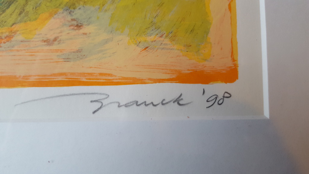 Willem Brauck (1946-2014) - zeefdruk 40/41, handgesigneerd en ingelijst kopen? Bied vanaf 95!