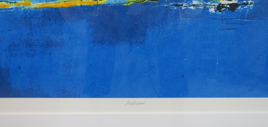 Henk Kuijpers: Zeefdruk, Kalami - Ingelijst kopen? Bied vanaf 40!