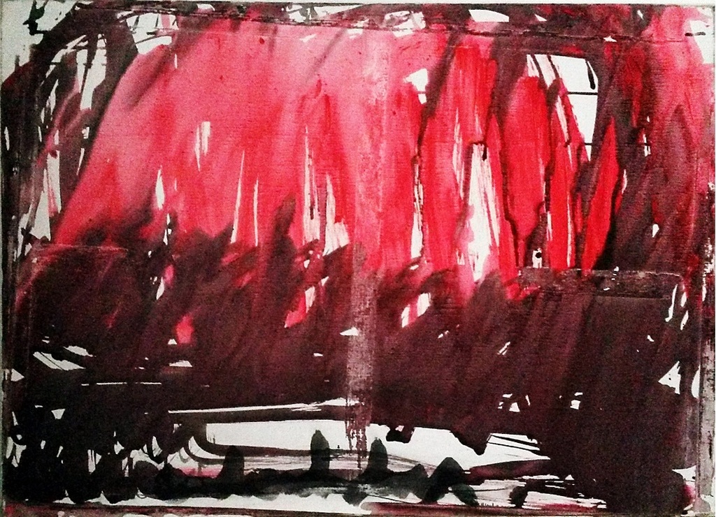 Anton Heyboer - "Vinkevener" - acryl op doek - gesigneerd verkocht voor € 220!