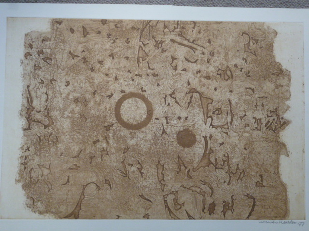 Wout van Heusden - ets - Abstract kopen? Bied vanaf 30!