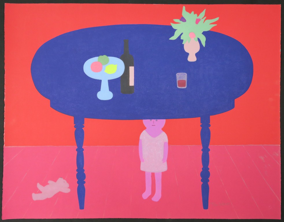 Jan Roede: Litho, Onder de blauwe tafel kopen? Bied vanaf 120!