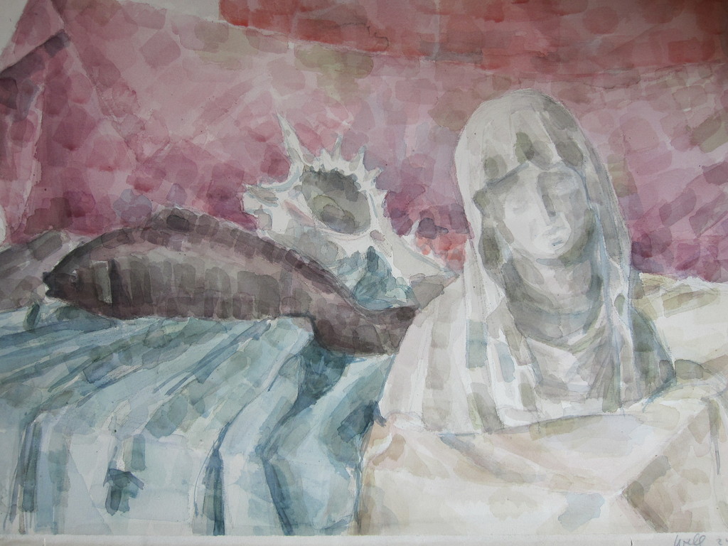 Wilhelmina van den Eerenbeemt, aquarel kopen? Bied vanaf 1!