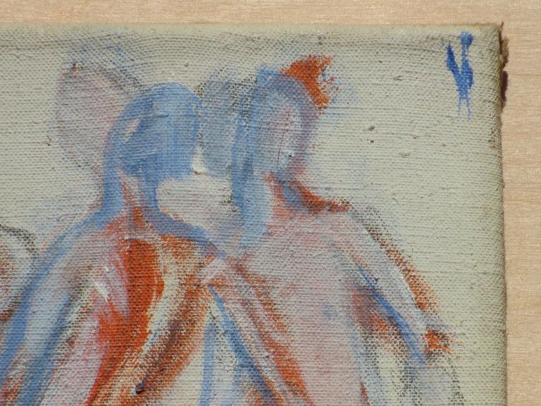 Onbekend, Naakte danseressen, olieverf op doek kopen? Bied vanaf 1!