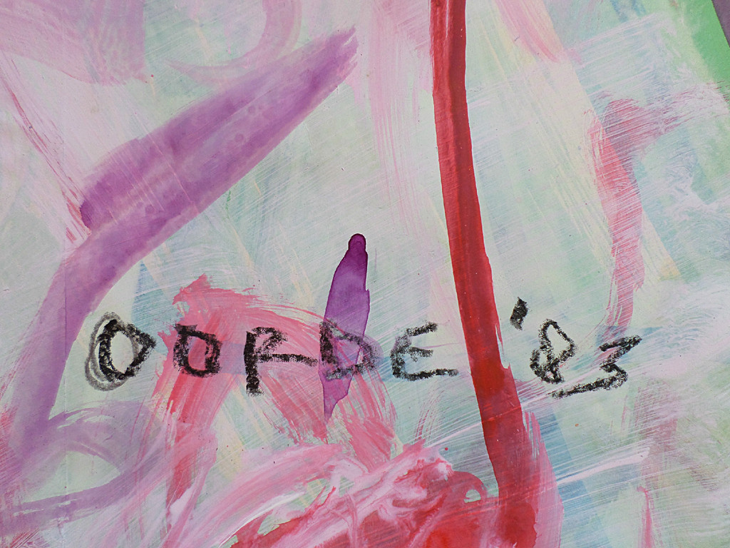 Peter van Oorde - Abstract, acrylverf op papier (groot) kaufen? Bieten Sie von 60!