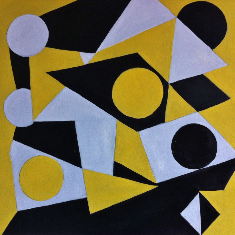 "The Yellow Sixtees..." John Foppen - Olieverf op 3D canvas - gesigneerd - unica kopen? Bied vanaf 149!
