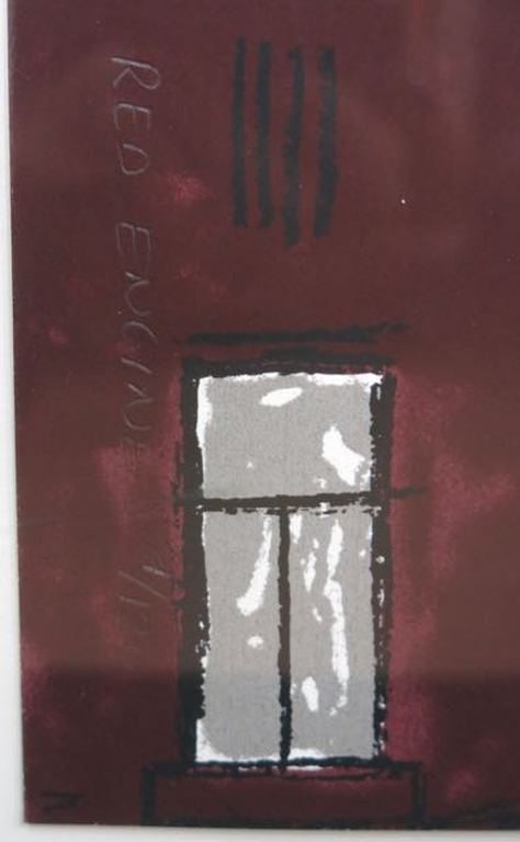 Ko Aarts: Zeefdruk, Red Engine -Ingelijst kopen? Bied vanaf 50!