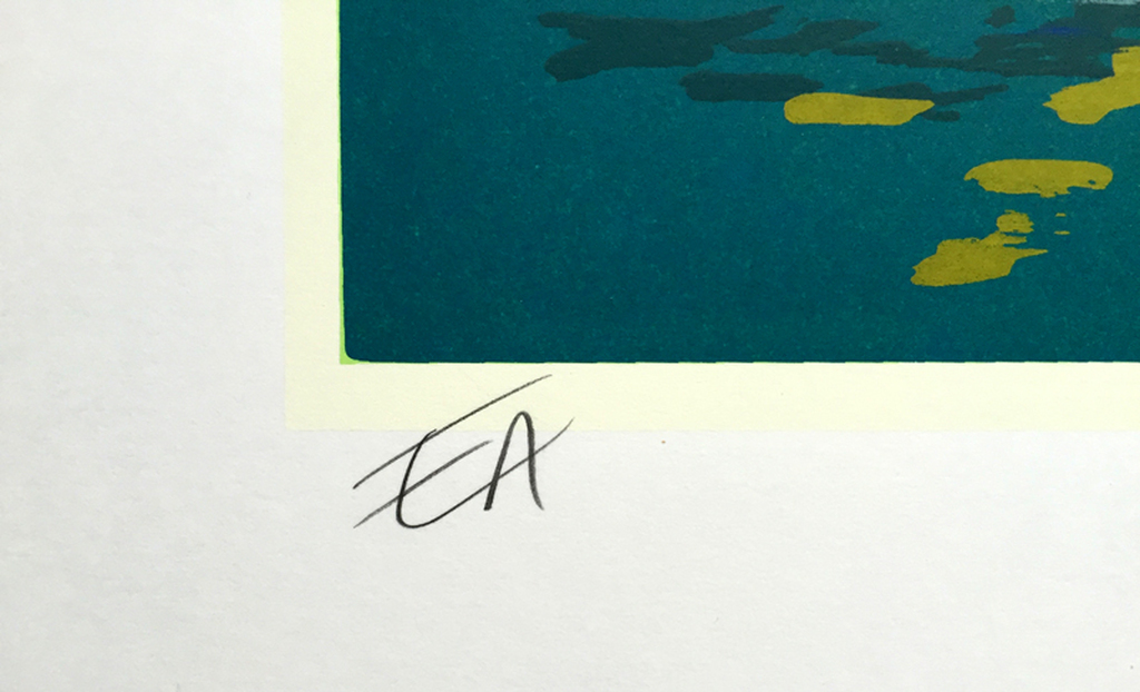 Fred Breebaart - Handelskade - Gesigneerde zeefdruk - 1994 kopen? Bied vanaf 65!