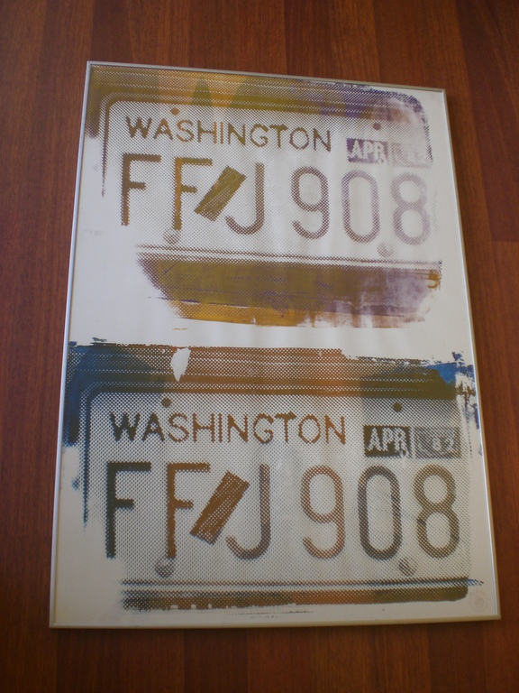 Leen Alting: Washington, zeefdruk (ingelijst) kopen? Bied vanaf 30!