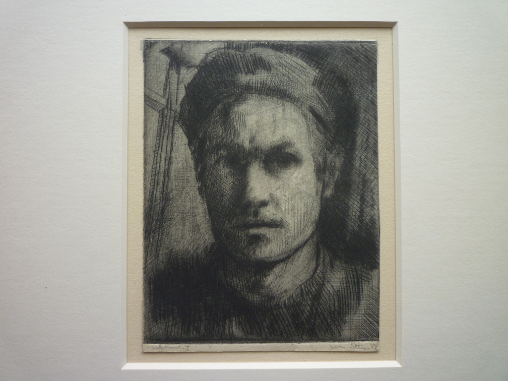 Wim Steijn, tekening, portret, 1952 verkocht voor € 70!