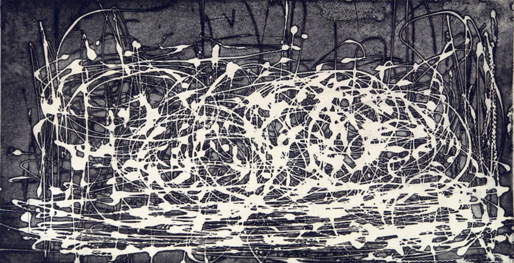 Gertie Mesker (*1928 Amsterdam) "Orage" - Informel kopen? Bied vanaf 30!