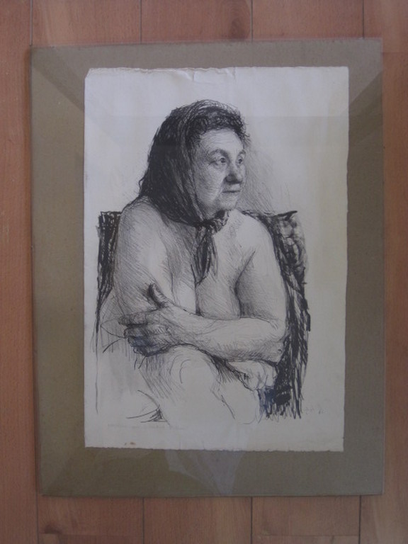 Aat Veldhoen (1934-) Amsterdam grote litho "zittend naakt" gesigneerd potlood kopen? Bied vanaf 1!