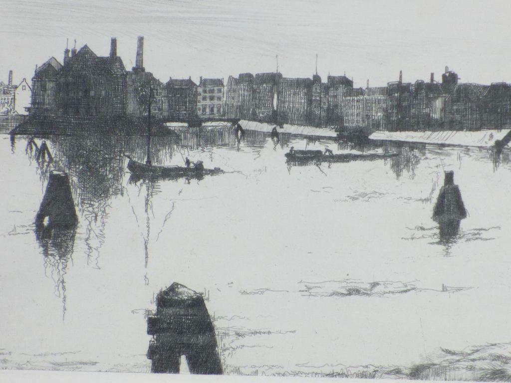 Theo Beerendonk, Prins Hendrikkade Amsterdam, Ets kopen? Bied vanaf 20!