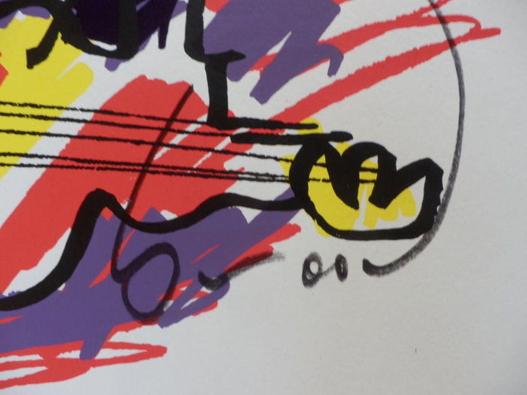 HERMAN BROOD, Gelimiteerde en HANDGESIGNEERDE Zeefdruk  ELVIS kopen? Bied vanaf 150!
