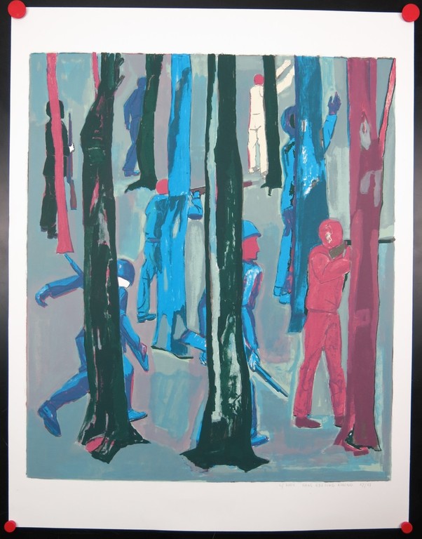 Hans Ebeling Koning: Litho, Bos L (groot) kopen? Bied vanaf 35!