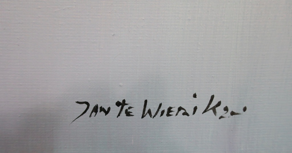 Jan P.A. de Vries: Gouache, Boven de wolken - Ingelijst kopen? Bied vanaf 1!