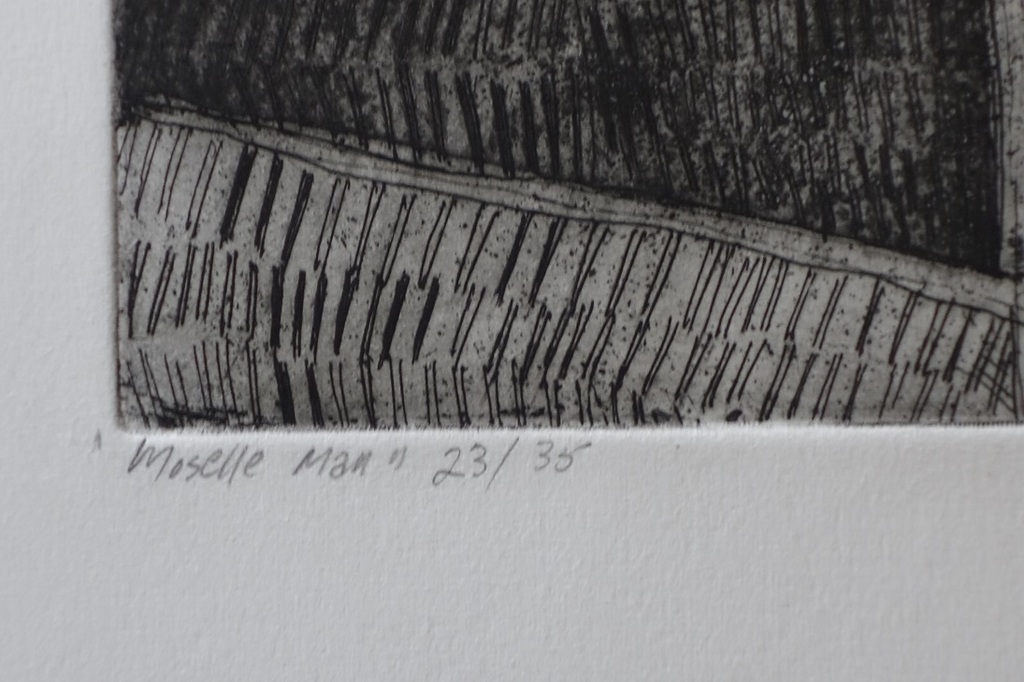 Sally Glanville, ets aquatint, Amerika/Utrecht. kopen? Bied vanaf 10!