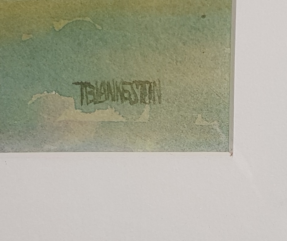 Theo Blankestijn: Aquarel, Landschap kopen? Bied vanaf 1!