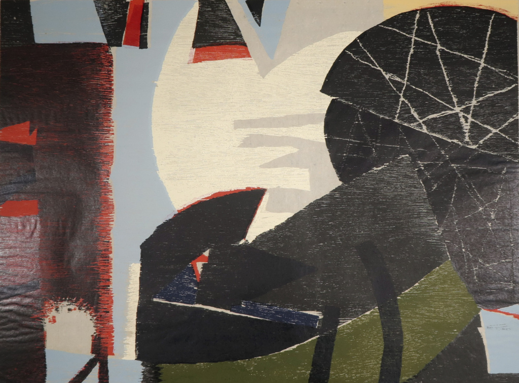 Guillaume Le Roy: Houtsnede, Zonder titel verkocht voor € 60!