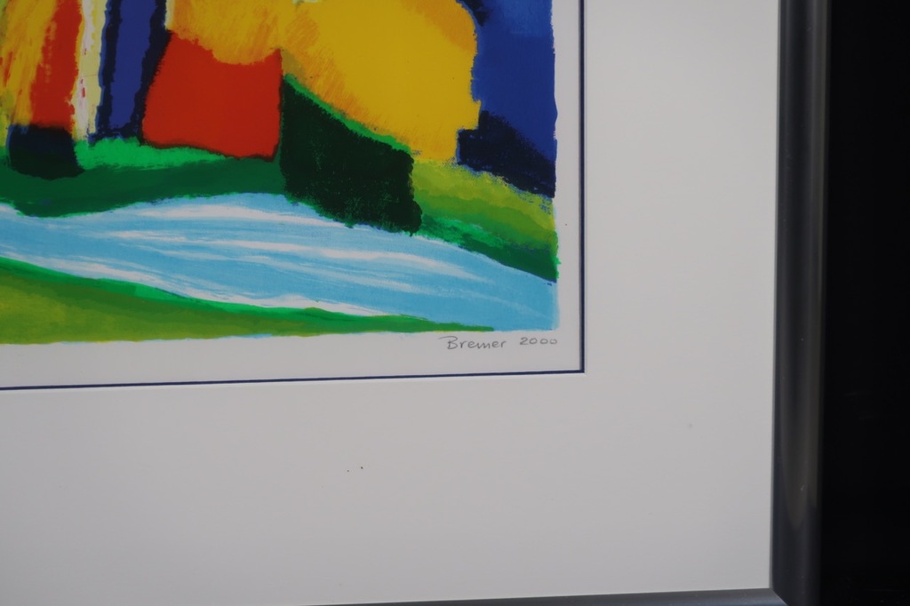 Saskia Bremer: Zeefdruk, Jerusalem Castle - Ingelijst kopen? Bied vanaf 35!