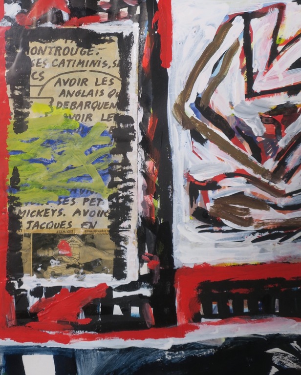 Marianne Haselhoff: Acryl, Gouache en Collage op papier, Z.T. - Ingelijst kopen? Bied vanaf 1!