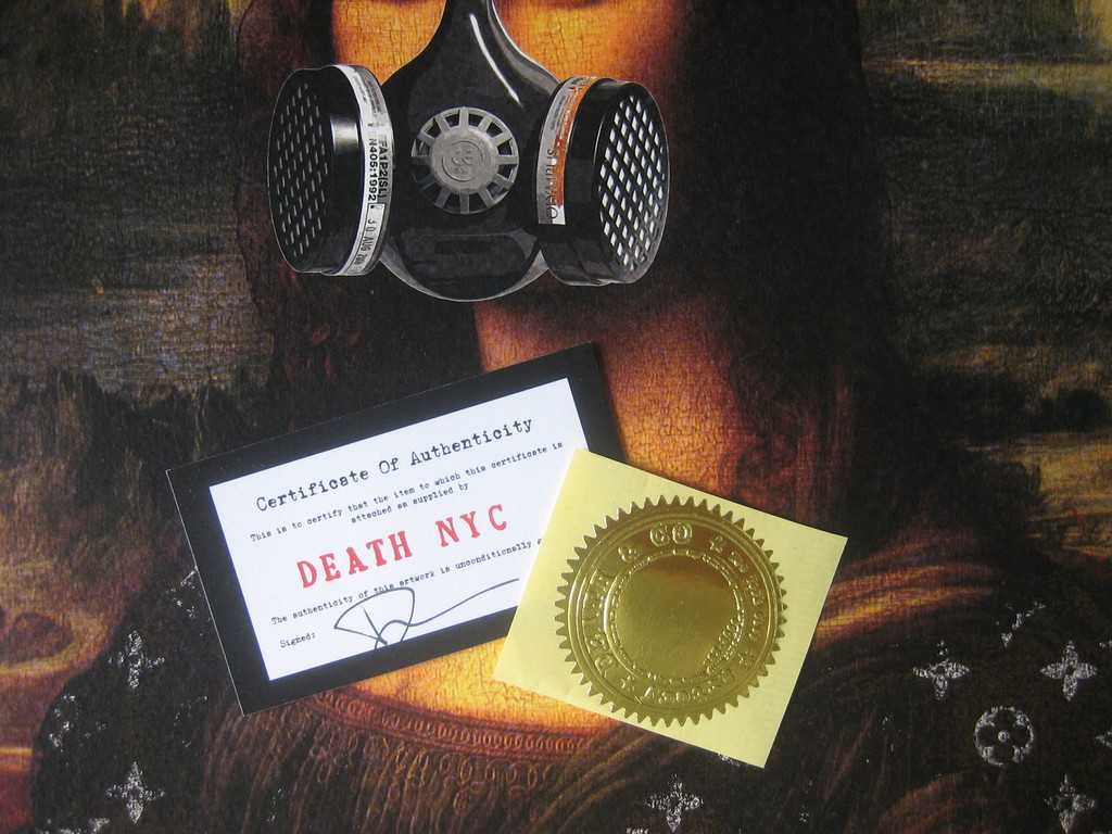 DEATH NYC Limited Art print Graffiti Signed  kopen? Bied vanaf 1!