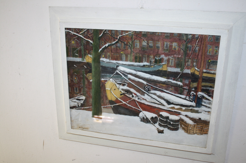 WILLEM TIJSSEN - BOTEN IN DE WINTER AMSTERDAM kopen? Bied vanaf 1!