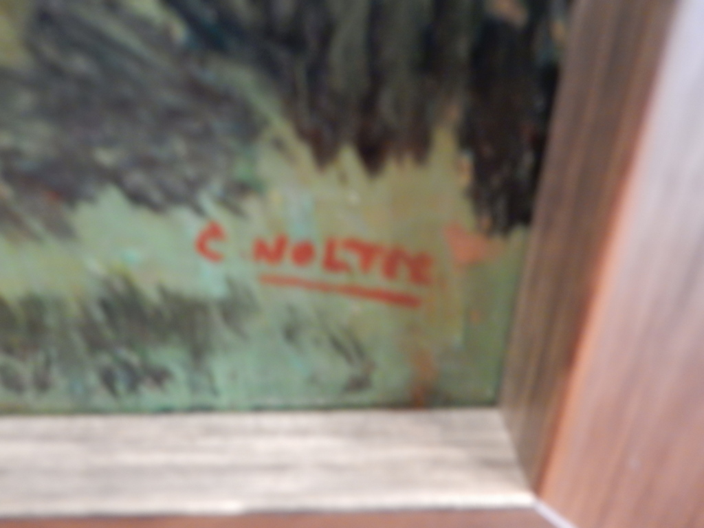 Cor Noltee, olieverf op paneel,  kopen? Bied vanaf 295!