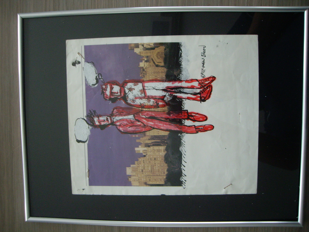 Herman Brood originele tekening  uit 1984 zeer zeldzaam kopen? Bied vanaf 300!