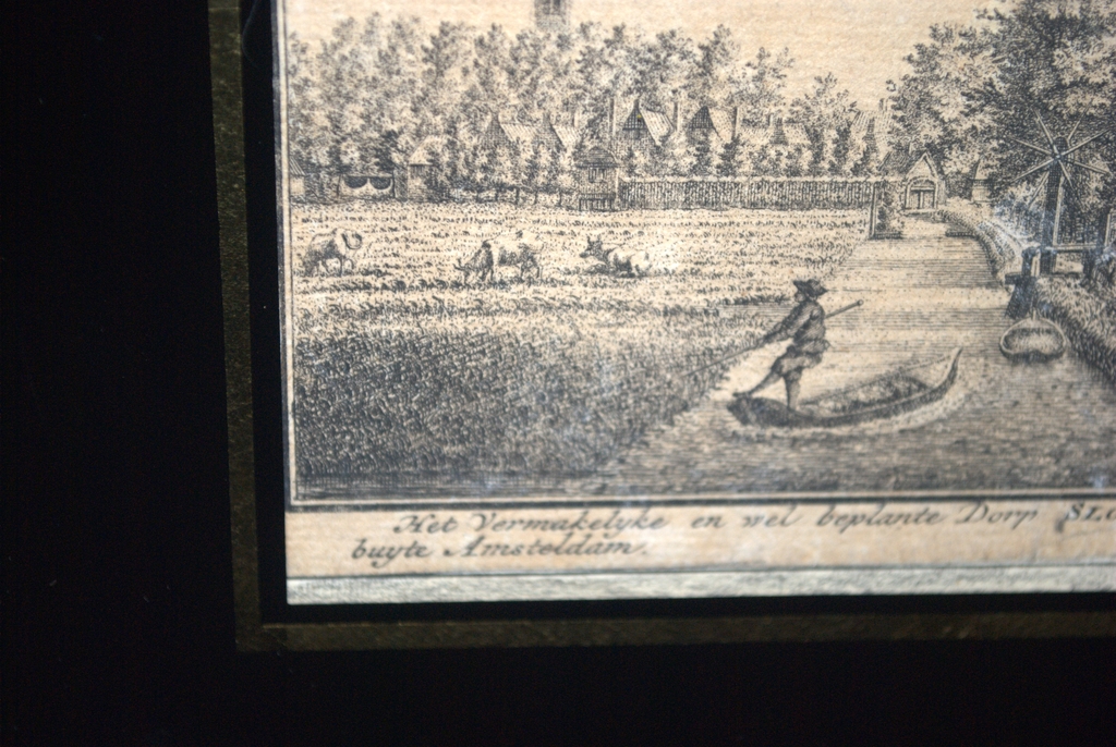 Het vermakelyke en wel beplante Dorp Sloote - ets en gravure kopen? Bied vanaf 20!