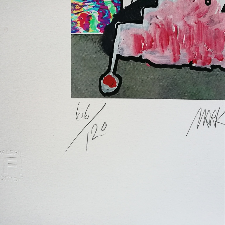 Mark Kostabi,Paul Kostabi en Toni Esposito-Bystander- giclee kleur kopen? Bied vanaf 1!