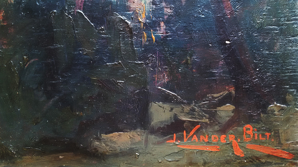 Johan van der Bilt - De Donau, olieverf op paneel kopen? Bied vanaf 275!