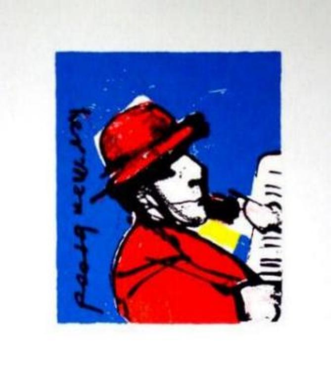 Herman Brood - Zeefdruk "Pianist" verkocht voor € 40!