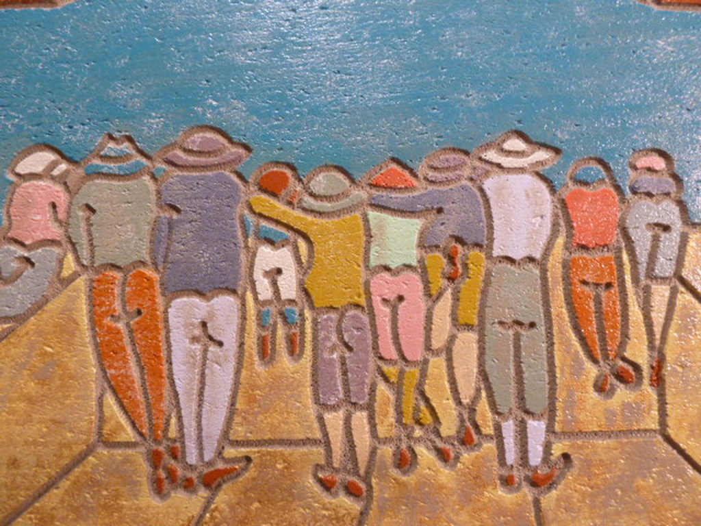 Stenen wandrelief op paneel kopen? Bied vanaf 1!