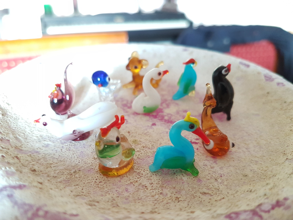 Murano zoo miniature glas anno 1945/50 set van  10 pz kopen? Bied vanaf 1!