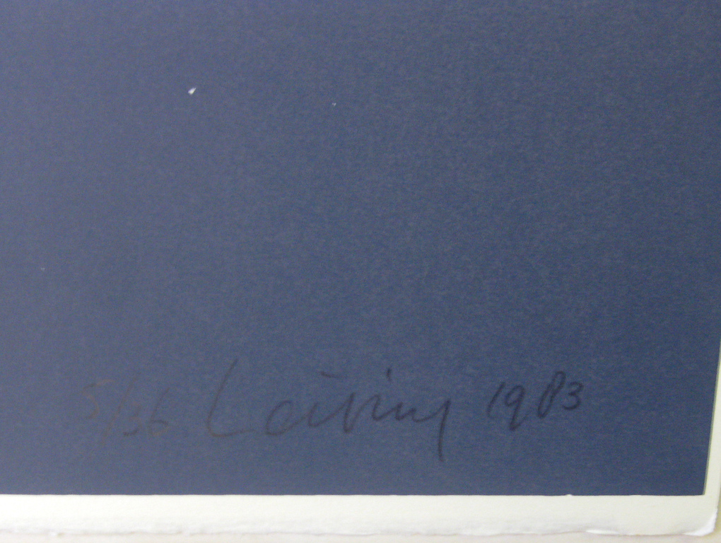 Henk Leiting, zeefdruk, Portret 5, 1983 kopen? Bied vanaf 30!