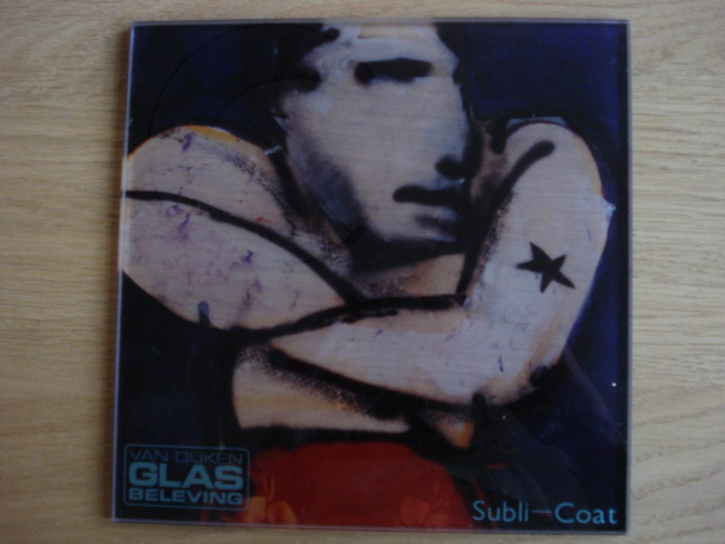 One of a kind: Herman Brood druk op glas kopen? Bied vanaf 1!