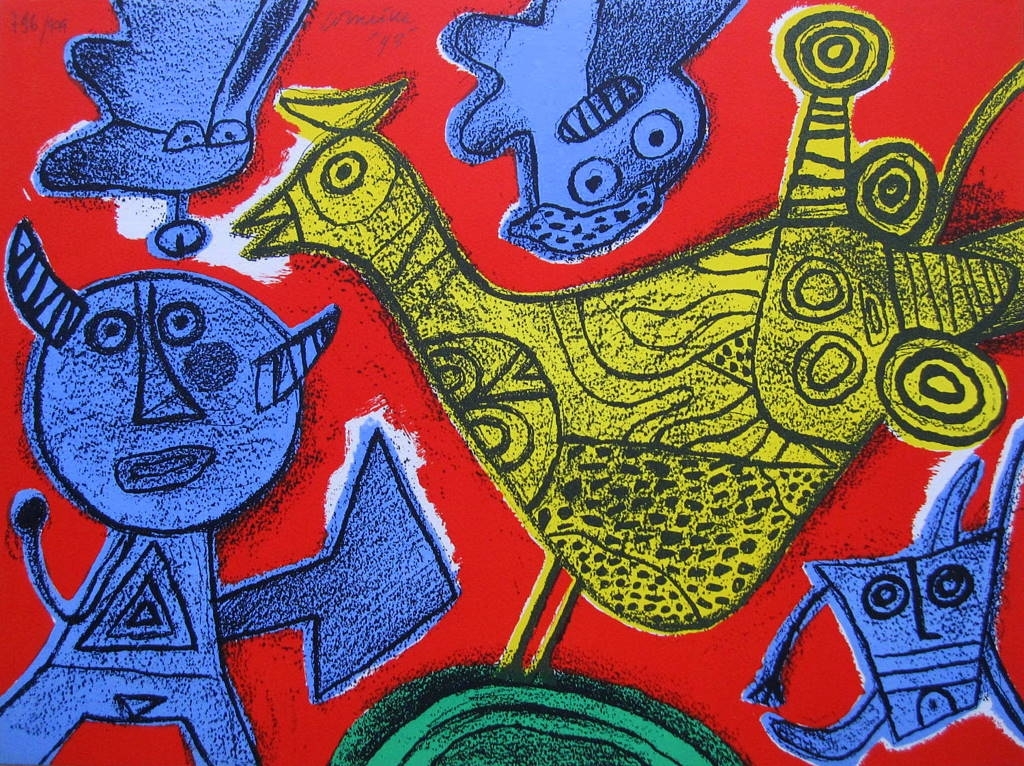 -:||:- Corneille, Guillaume - Litho -:||:- verkocht voor € 81!