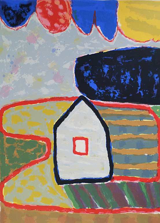 Harrie Gerritz - Zonder titel, zeefdruk verkocht voor € 67!