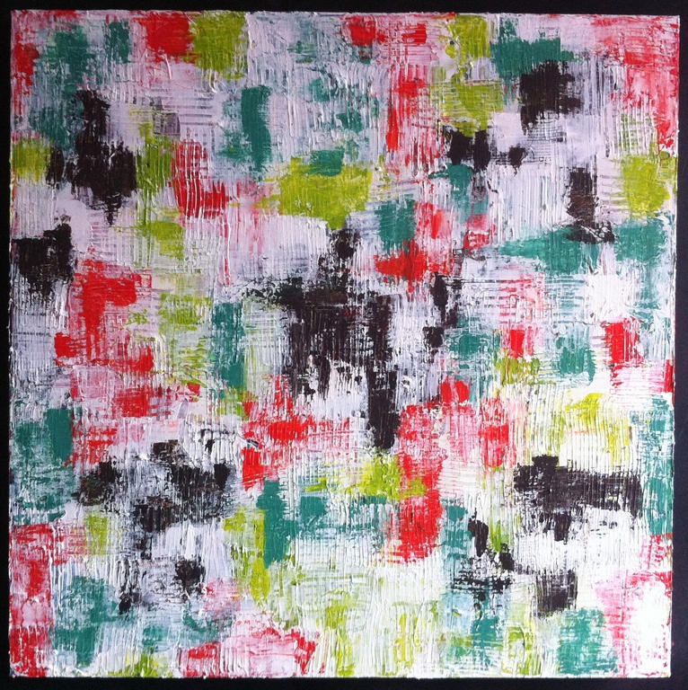 "Tombe la Neige " John Foppen - Mix - Olie/Acryl.- 3D Canvas - Gesign.- Unica. verkocht voor € 149!