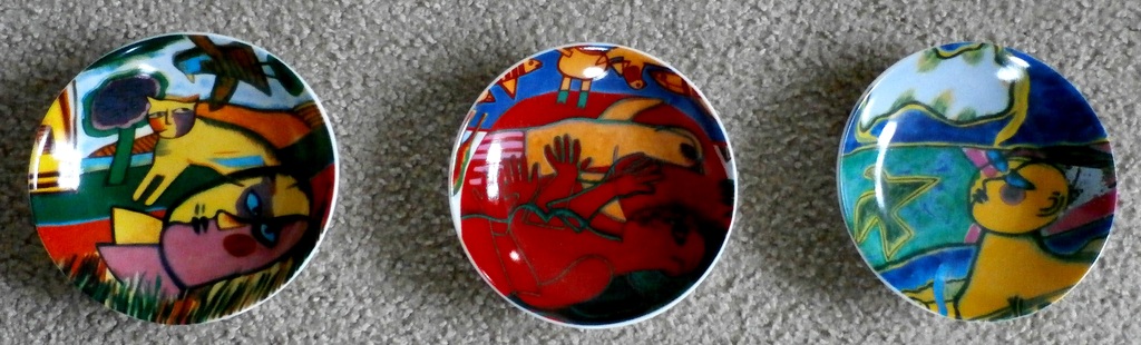 Corneille - 3 keramieke schaaltjes kopen? Bied vanaf 10!