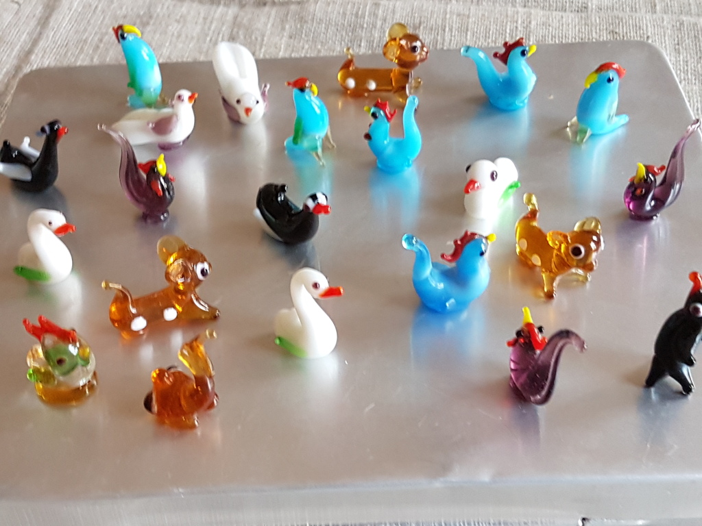 Miniature Murano glas-Venezia-Italia-Lot van 20pz kopen? Bied vanaf 1!