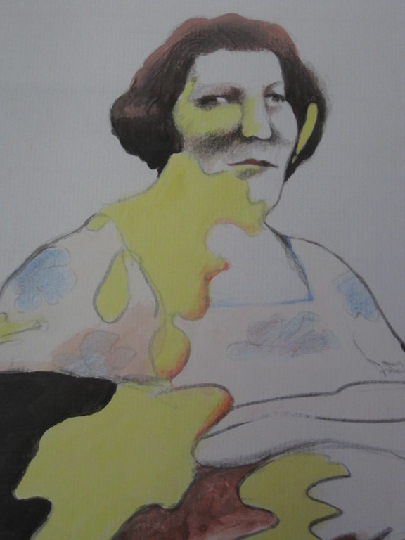 Anton Martineau (1926-) vroege aquarel "vrouw in geel" gesigneerd  kopen? Bied vanaf 1!