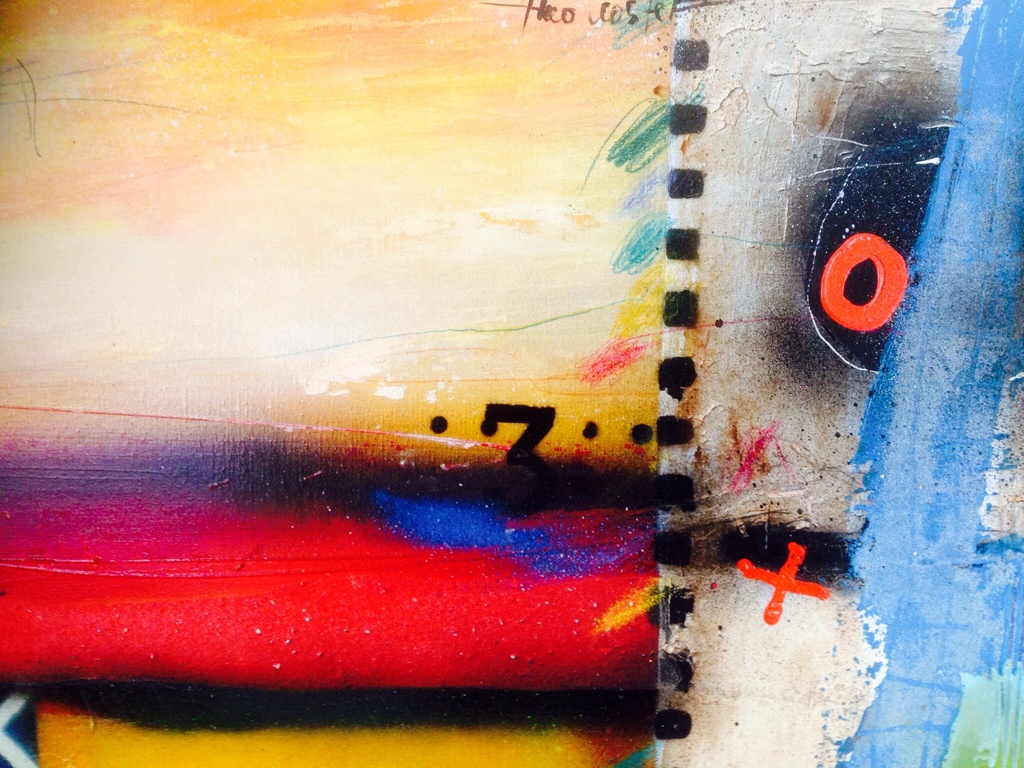 Theo koster , gemengde techniek, stairway to heaven.  kopen? Bied vanaf 300!