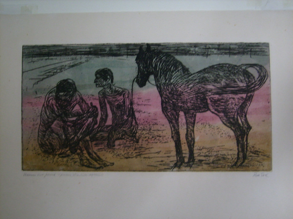 Mannen met paard ( 'Wachten op Godot ' ) kopen? Bied vanaf 40!