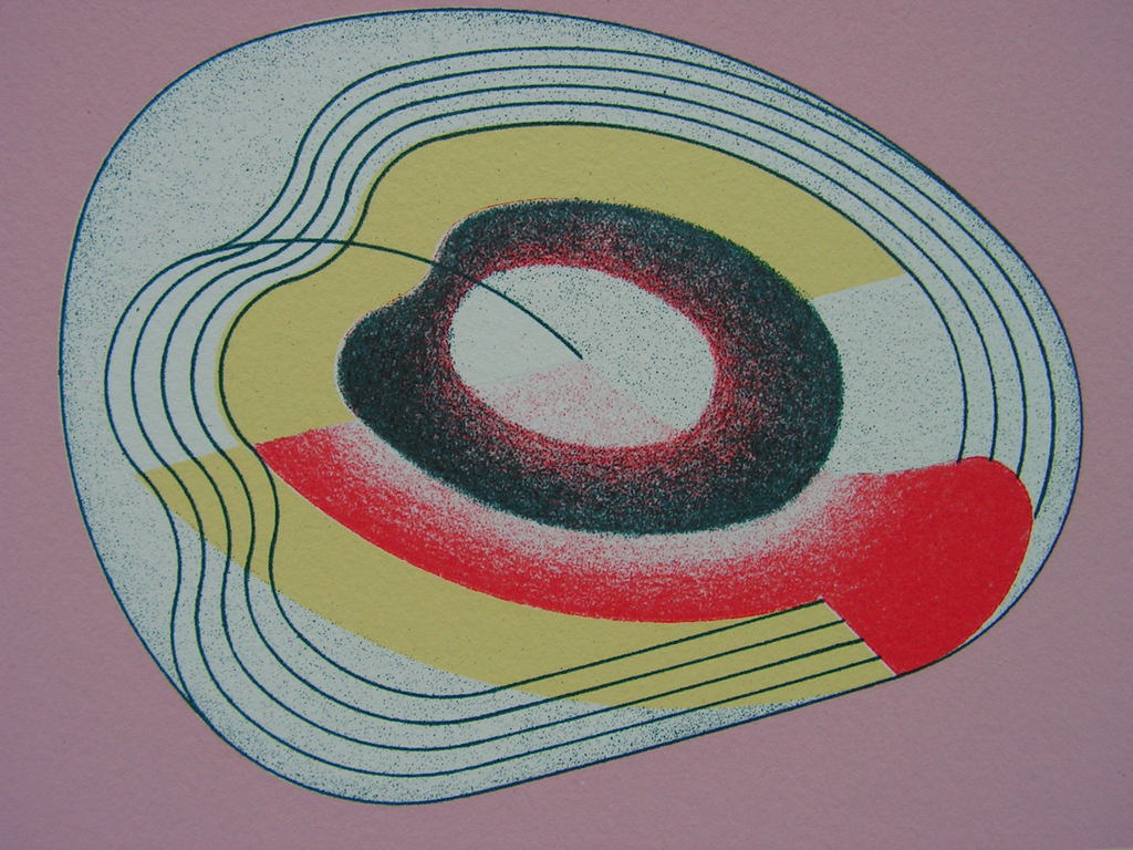 Bert Boogaard  -  zeefdruk  -  compositie kopen? Bied vanaf 1!
