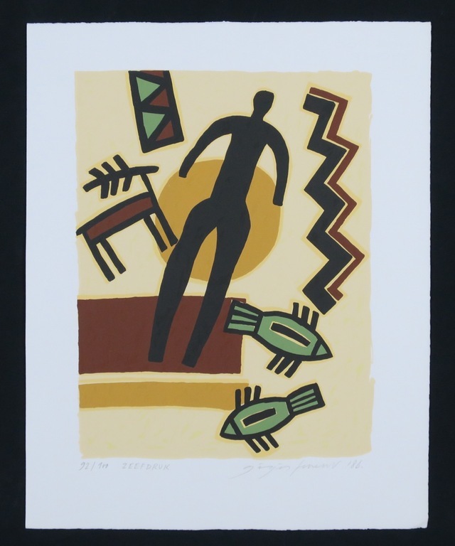 Ferenc Gogos: Zeefdruk, Zonder titel kopen? Bied vanaf 1!