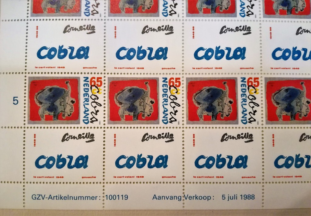 CORNEILLE, Le cerf volant, 1948 postzegelvel kopen? Bied vanaf 15!