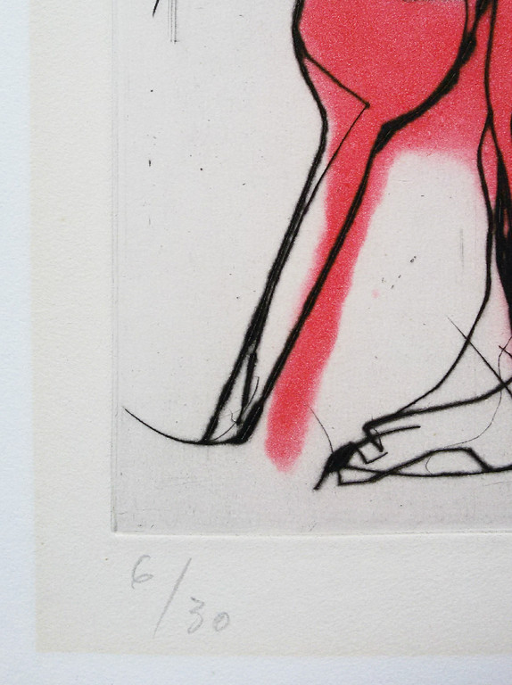 Ger Lataster - Figuren met naakt, aquatint ets kopen? Bied vanaf 90!