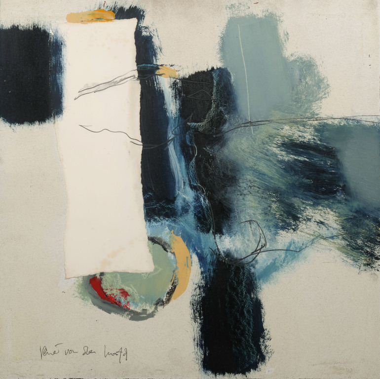 Rene van der Hoofd: Olieverf op board, Z.T. - Ingelijst kopen? Bied vanaf 40!