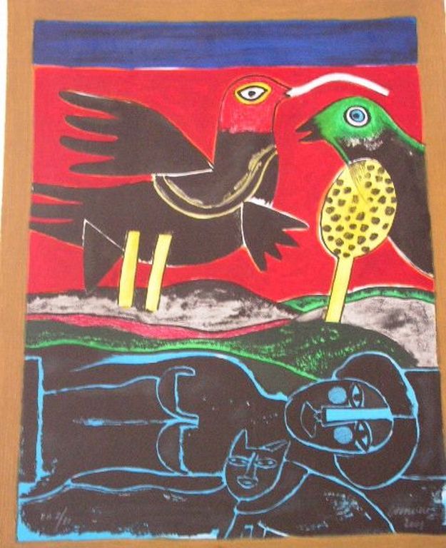 Corneille - gesigneerde lithografie - oplage : 30 E/A ex. verkocht voor € 200!